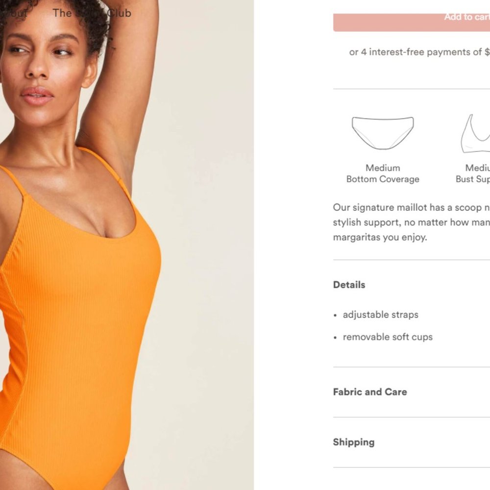 New Andie Amalfi mango one-piece, so cute! M